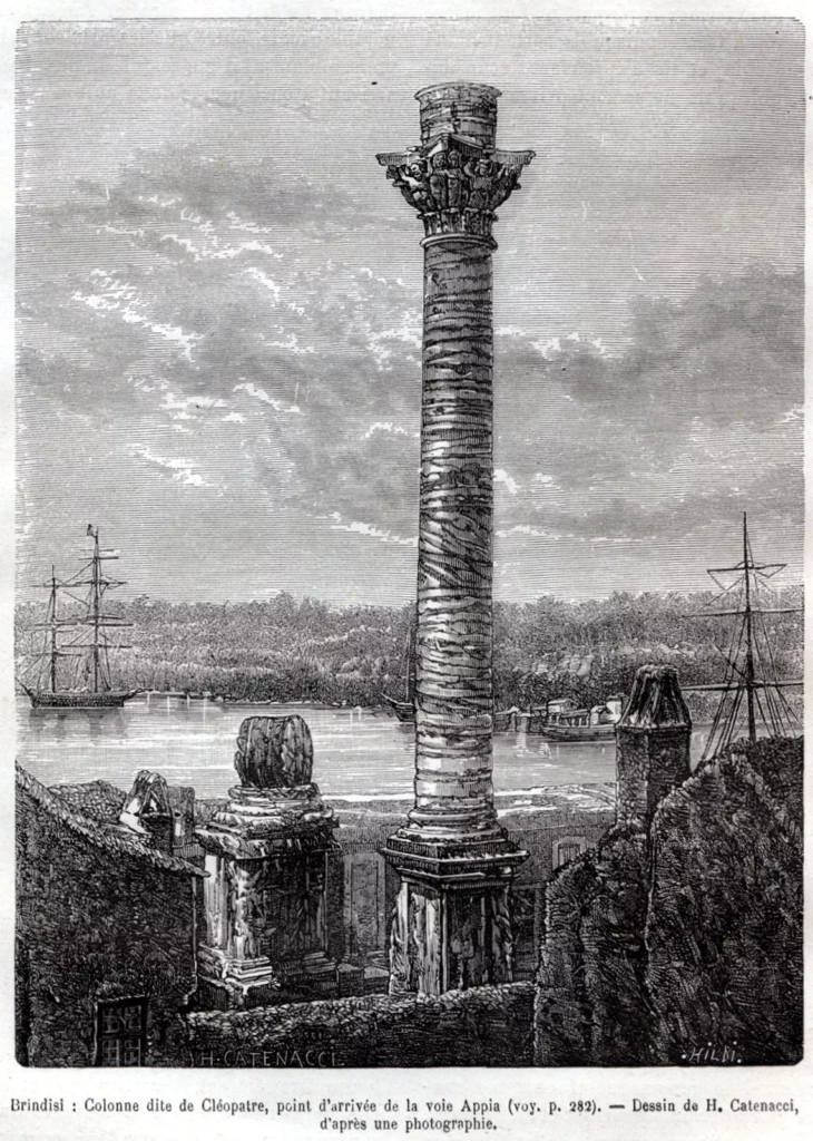 COLONNE ROMANE ANTICHE BRINDISI FLOWING HOUSE